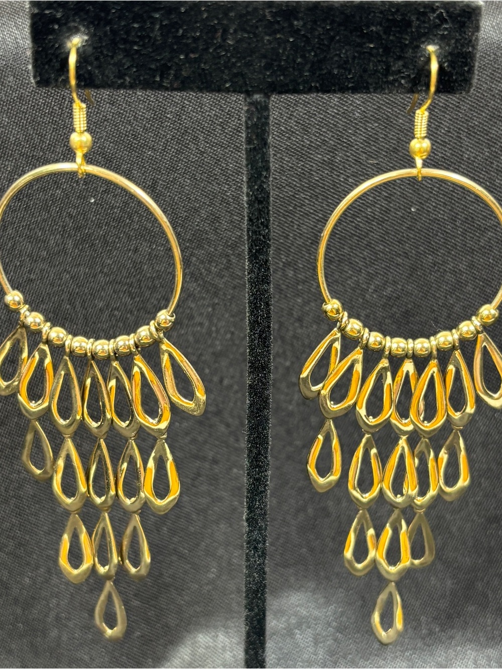 Retired Stella & Dot Tigress Earrings Chandelier